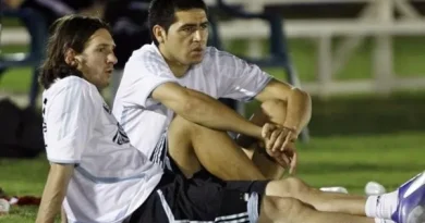 messi y riquelme